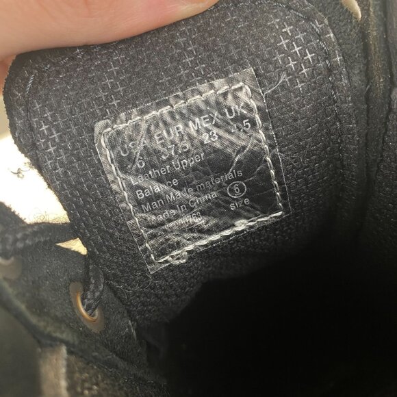 River Road Chunky Motorcycle Booties Size 6 Black Leather Double Zip Biker Boots - Picture 14 of 15